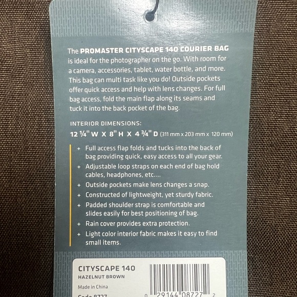 Brown Camera Messenger Bag - Picture 5 of 12